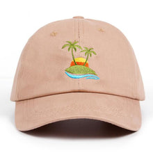 Load image into Gallery viewer, Palm Trees Curved Dad Hat